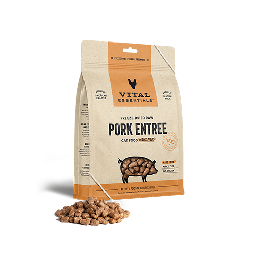 VITAL ESSENTIALS® Pork Freeze Dried Raw Mini Nibs