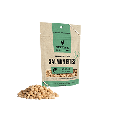 VITAL ESSENTIALS® Freeze Dried Salmon Bites Treats