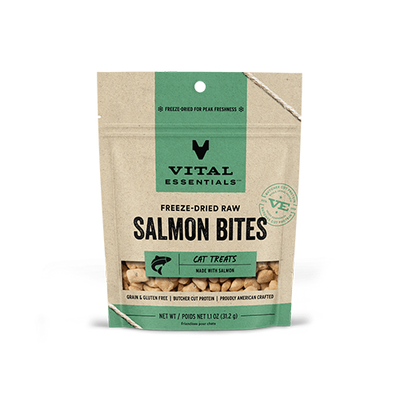 VITAL ESSENTIALS® Freeze Dried Salmon Bites Treats