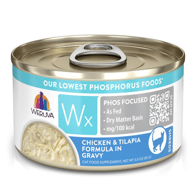 Weruva Wx Phos Focused - Chicken & Tilapia Formula in Gravy, 3oz