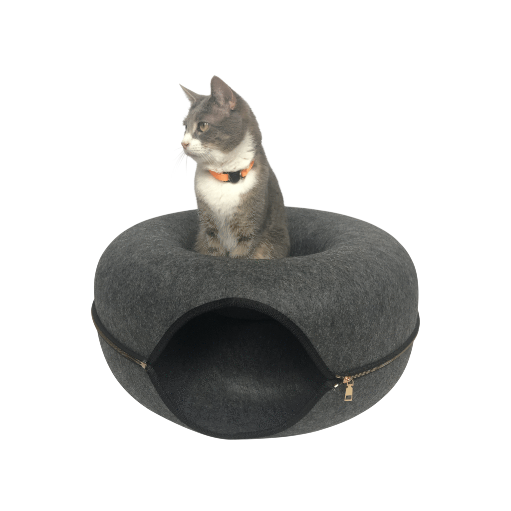 "Donut!" Cat Hideaway Cave & Bed - Cozy Chic Pet Bed