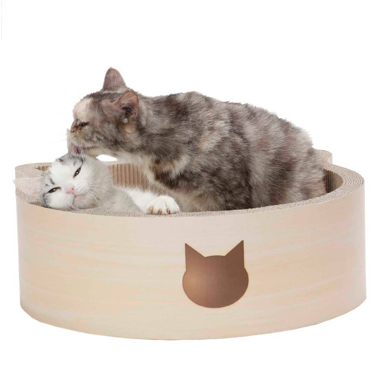 Cat-headed Scratcher Bed Large (Birch)