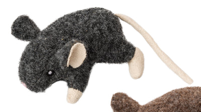 WOOL MOUSE WILLIE WITH CATNIP 3.4" CAT TOY