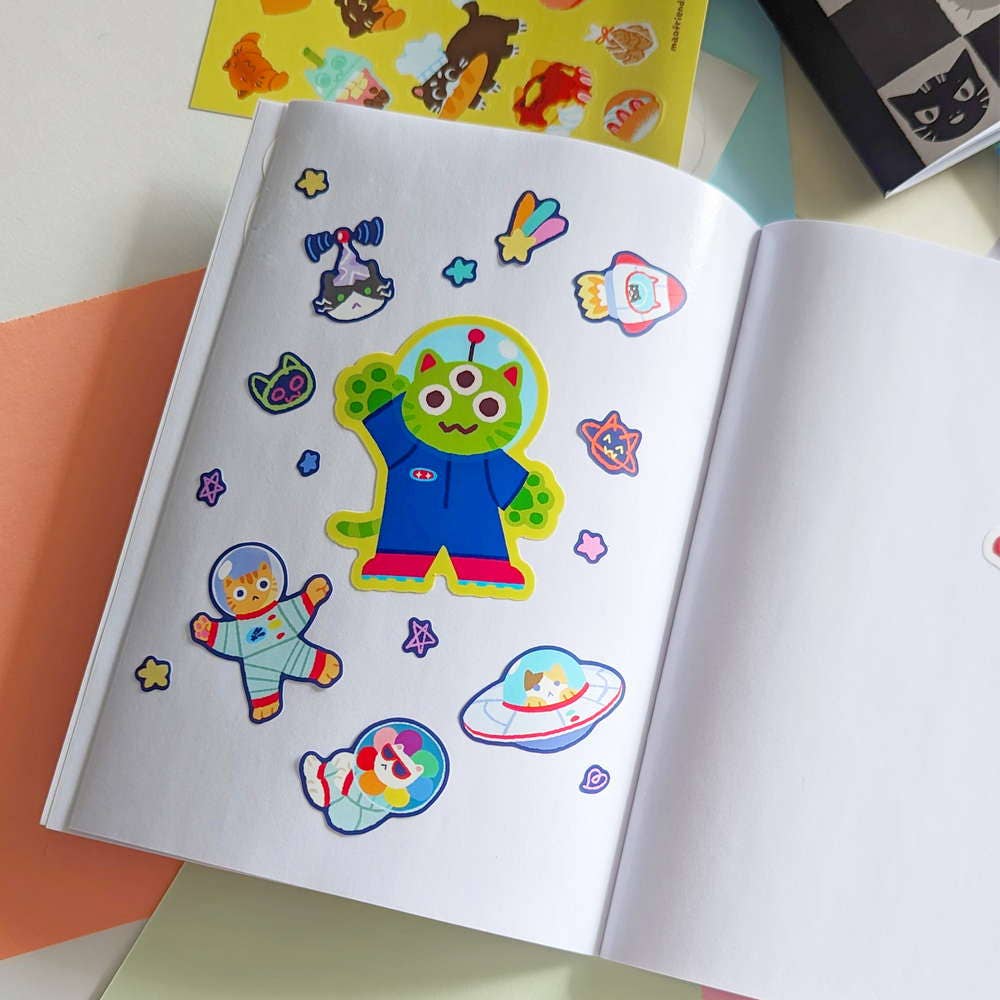 Reuseable Sticker Book Kiki's Field