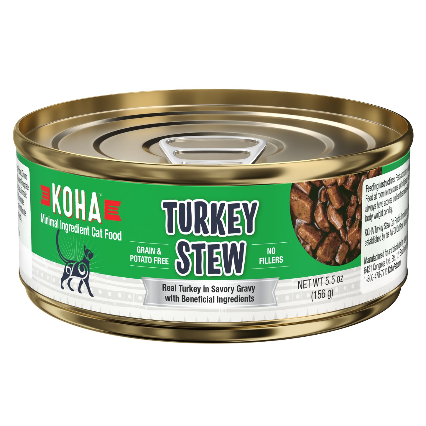KOHA Turkey Stew Cat