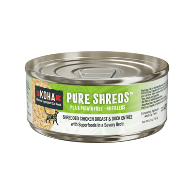 Canned Cat Food - Pure Shreds - Shredded Chicken Breast & Duck Entree - Adult