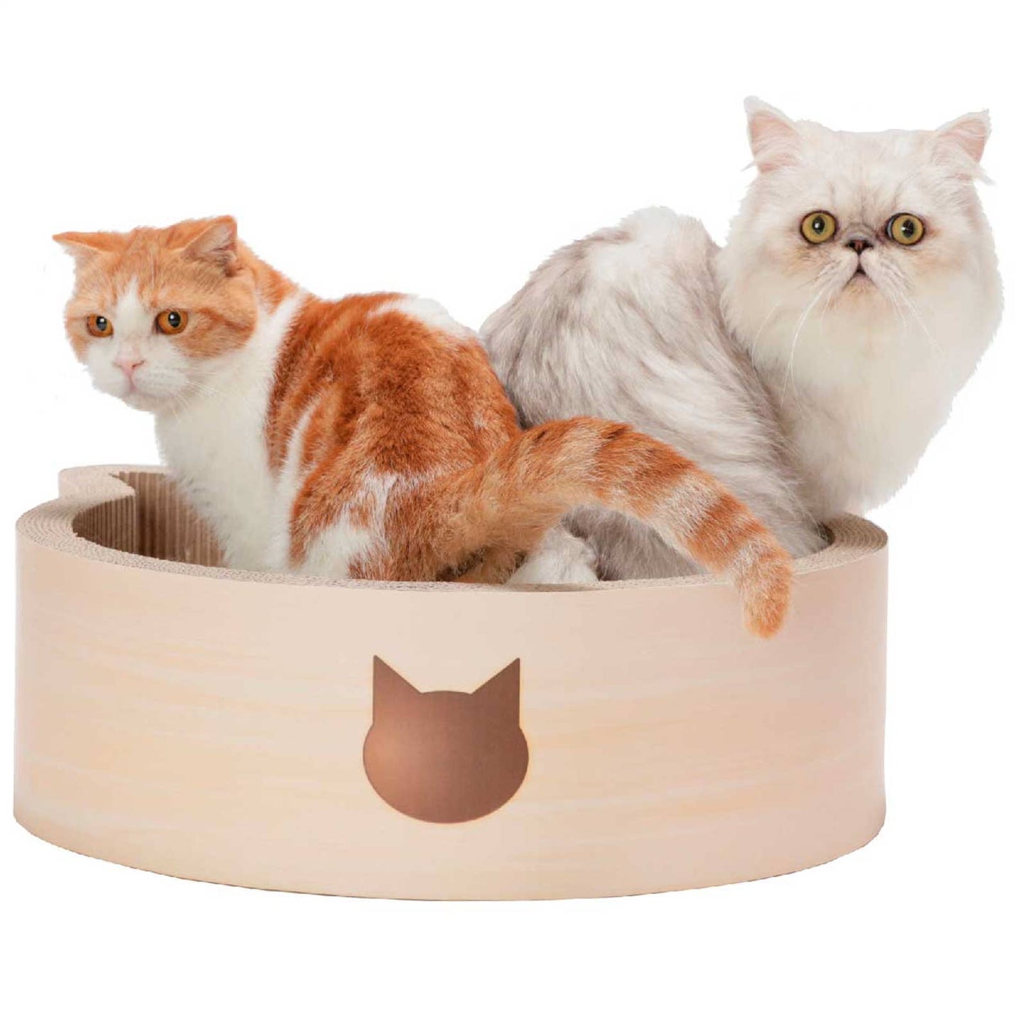 Cat-headed Scratcher Bed Large (Birch)