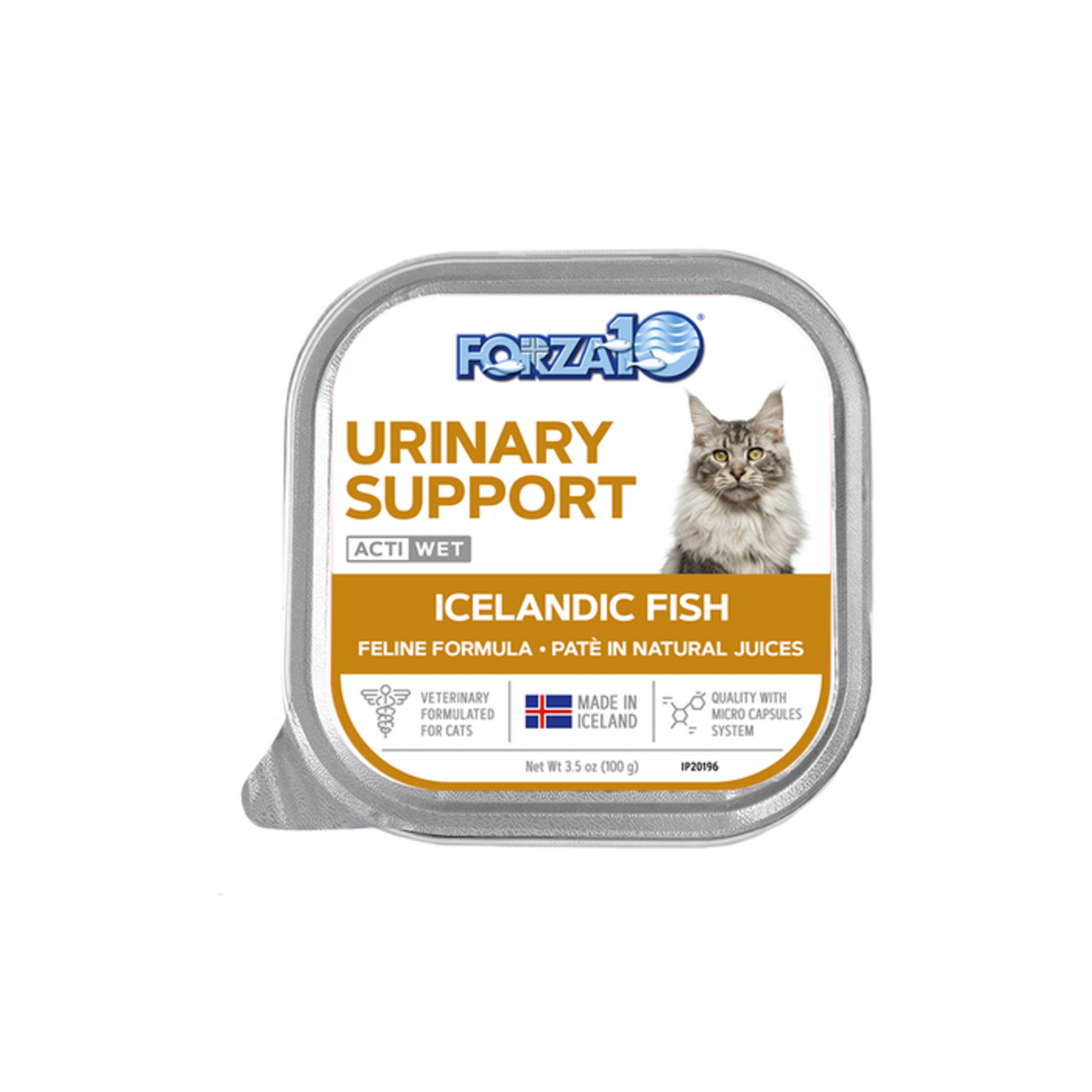 FORZA10 URINARY SUPPORT ICELANDIC FISH RECIPE PATE