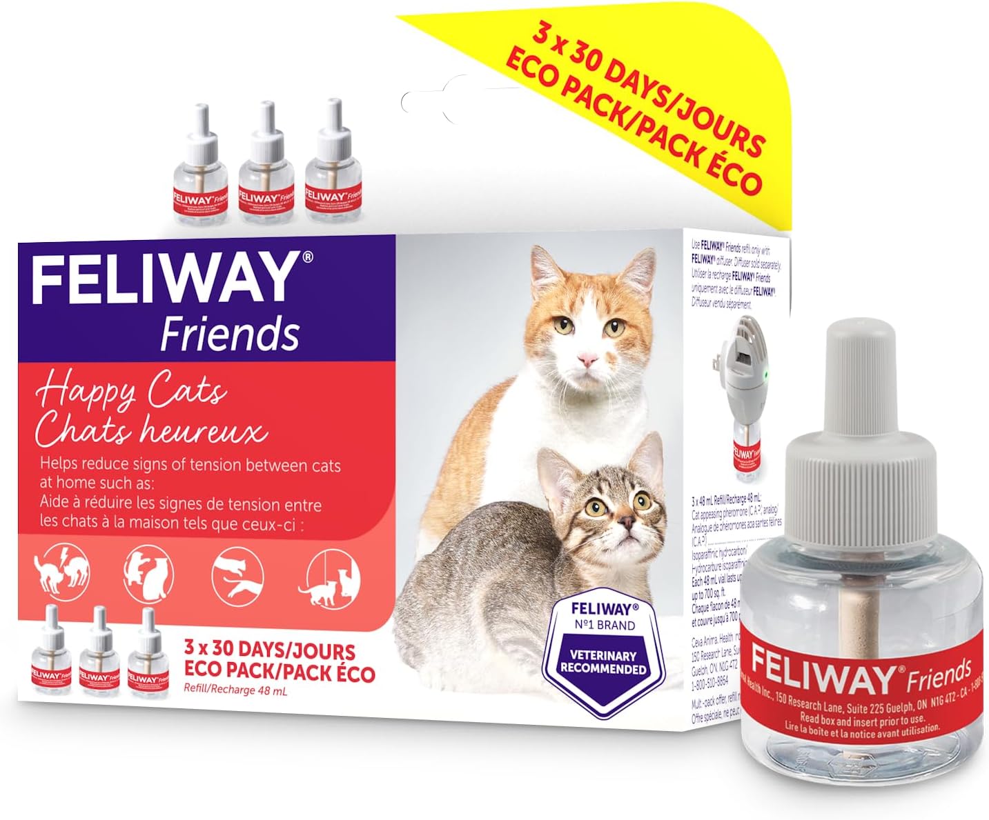 FELIWAY® FRIENDS DIFFUSER REFILL (3 PACK)