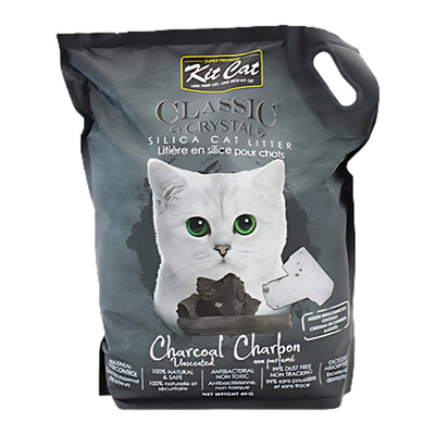 Classic Crystal Silica Cat Litter Charcoal Unscented