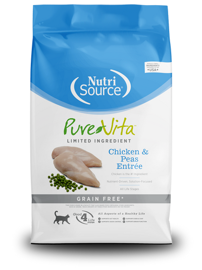 Nutri Source Pure Vita Grain Free Limited Ingredient Chicken & Peas Entrée