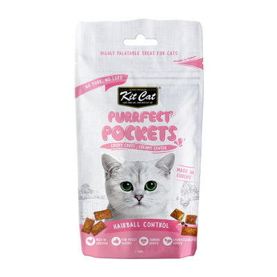 Purrfect Pockets Hairball Control Cat Treat, 60g