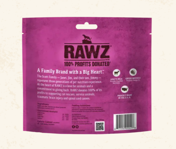 Raw Freeze Dried Rabbit, Goat's Milk & Green Mussels Crunchy Treats