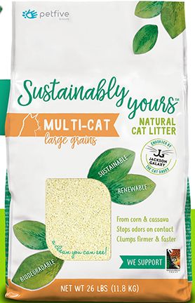 Sustainably Yours - Multi-Cat Large Grains Clumping Litter
