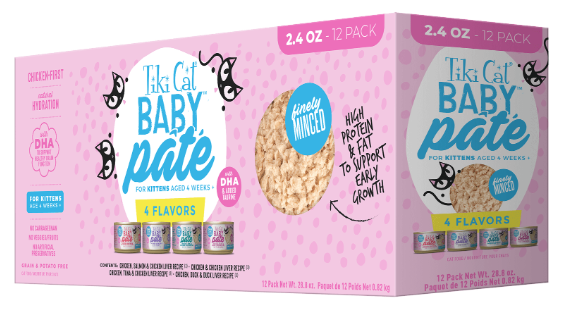 Tiki Cat® Baby Paté Variety Pack (12 cans)