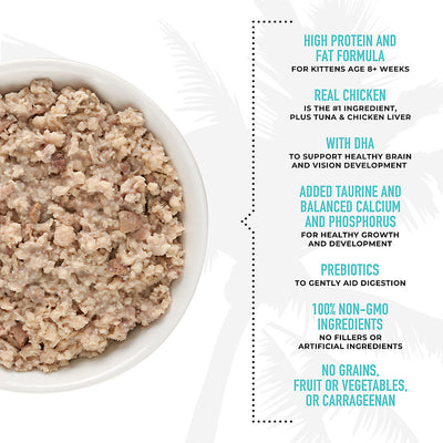 Tiki Cat® Baby Whole Foods Chicken, Tuna, & Chicken Liver Recipe, 2.4oz