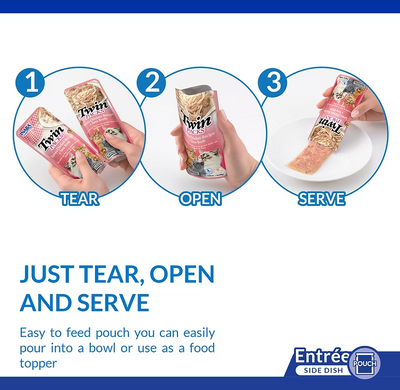 Twin Packs Tuna & Chicken with Scallop Recipe in Scallop Broth