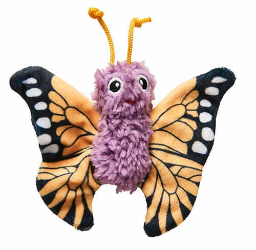 LOVE THE EARTH BUTTERFLY ASSORTED 4" CAT TOY