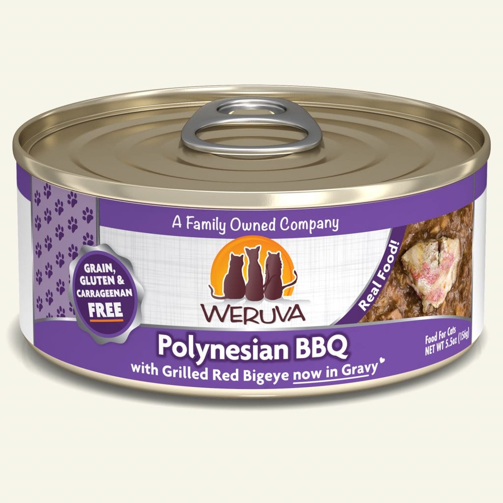 Weruva Polynesian BBQ with Grilled Red Bigeye in Gravy (2 sizes)