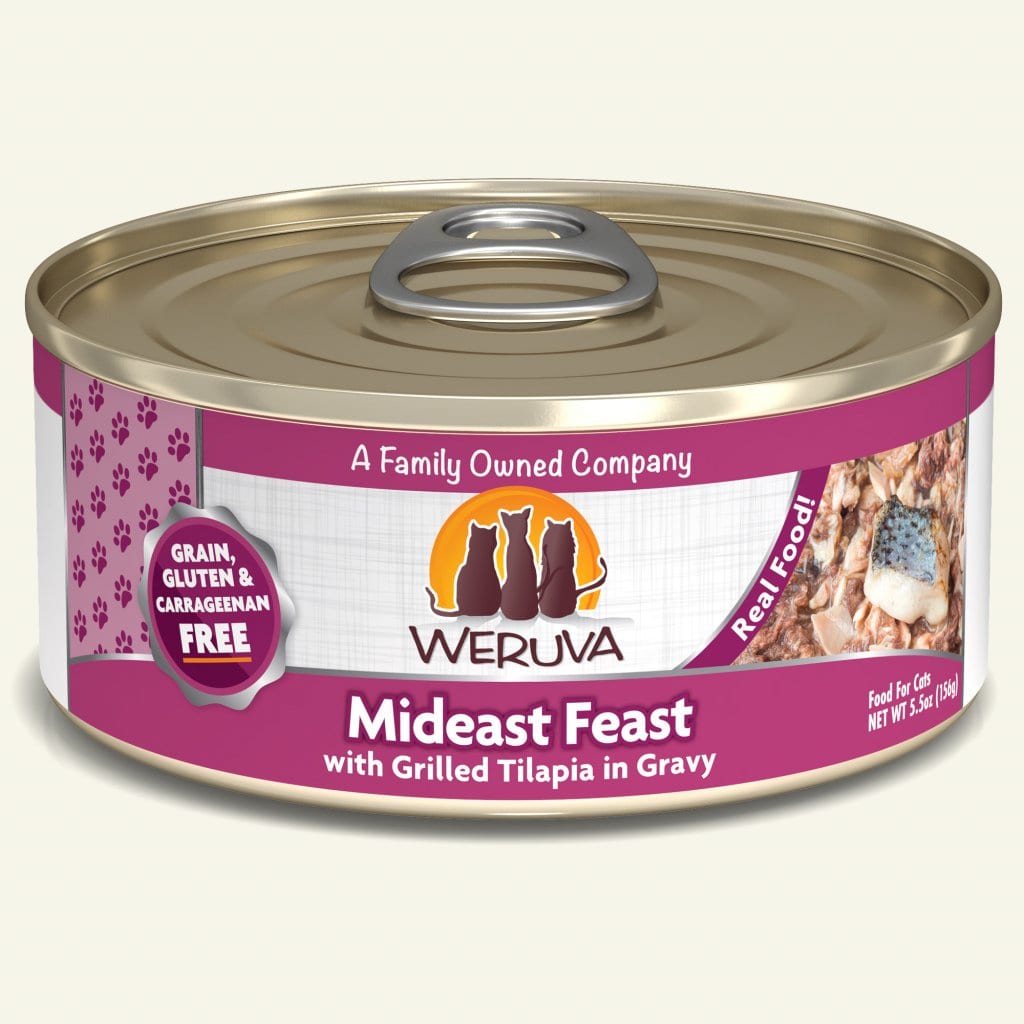 Weruva Mideast Feast with Grilled Tilapia in Gravy (3 sizes)