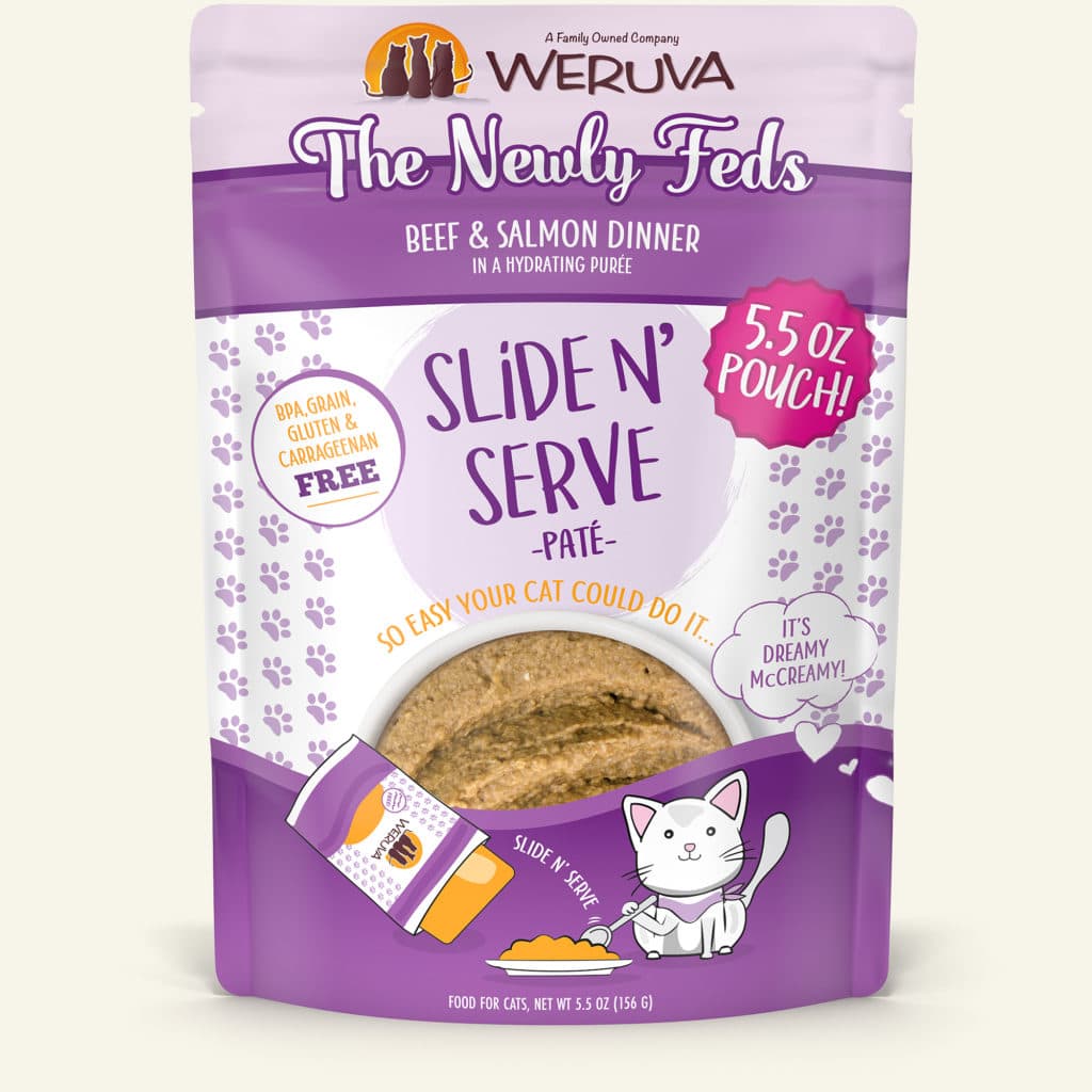 Weruva The Newly Feds Beef & Salmon Dinner - Slide N' Serve Paté