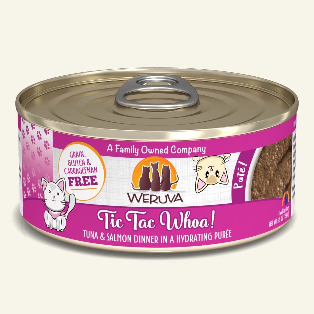 Weruva Tic Tac Whoa! Tuna & Salmon Dinner Paté (2 sizes)