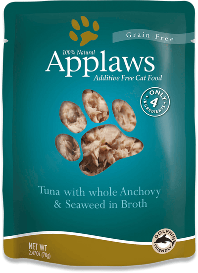 Tuna with Whole Anchovy and Seaweed in Broth