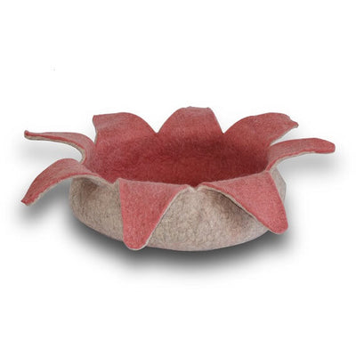 Wool Felt Petal Cave Bed Rose (2 sizes)
