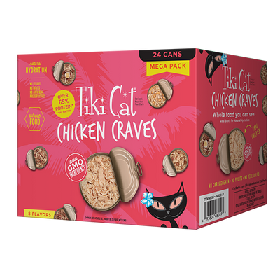 Tiki Cat® Mega Packs Chicken Craves, 2.8oz (24 pack)