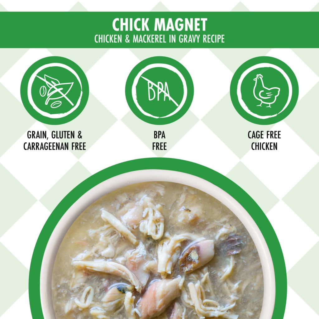 Weruva Chick Magnet - Chicken & Mackerel in Gravy Recipe, 3oz