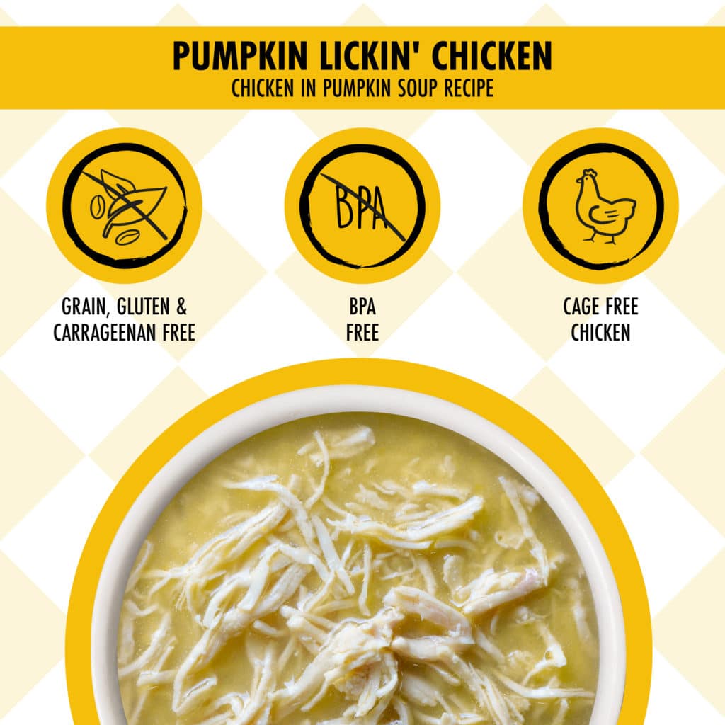 Weruva Pumpkin Lickin' Chicken - Chicken in Pumpkin Soup Recipe, 3oz