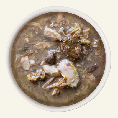 Weruva 1 if By Land, 2 if By Sea - Tuna, Beef & Salmon in Gravy Recipe, 3oz