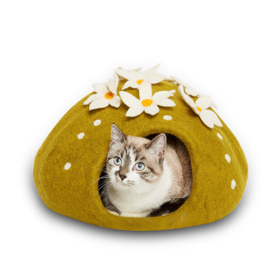 Wool Felt Cactus Cave Bed