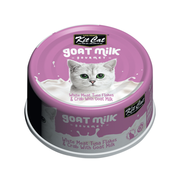 White Meat Tuna Flakes and Crab with Goat Milk