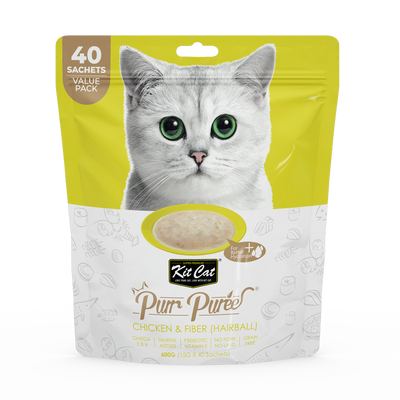 Chicken And Fiber (Hairball) Puree