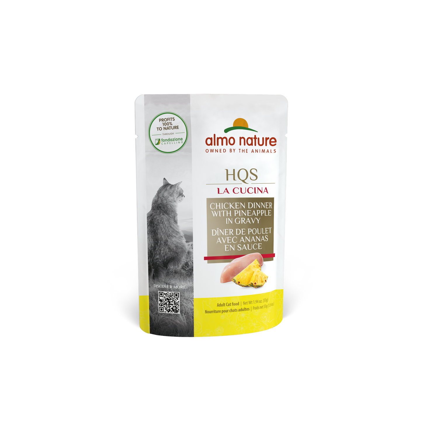 Almo Nature La Cucina - Chicken Dinner with Pineapple in Gravy, 1.94oz