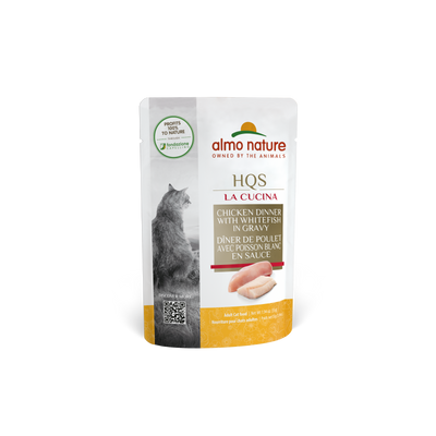 Almo Nature La Cucina - Chicken Dinner with Whitefish in Gravy, 1.94oz