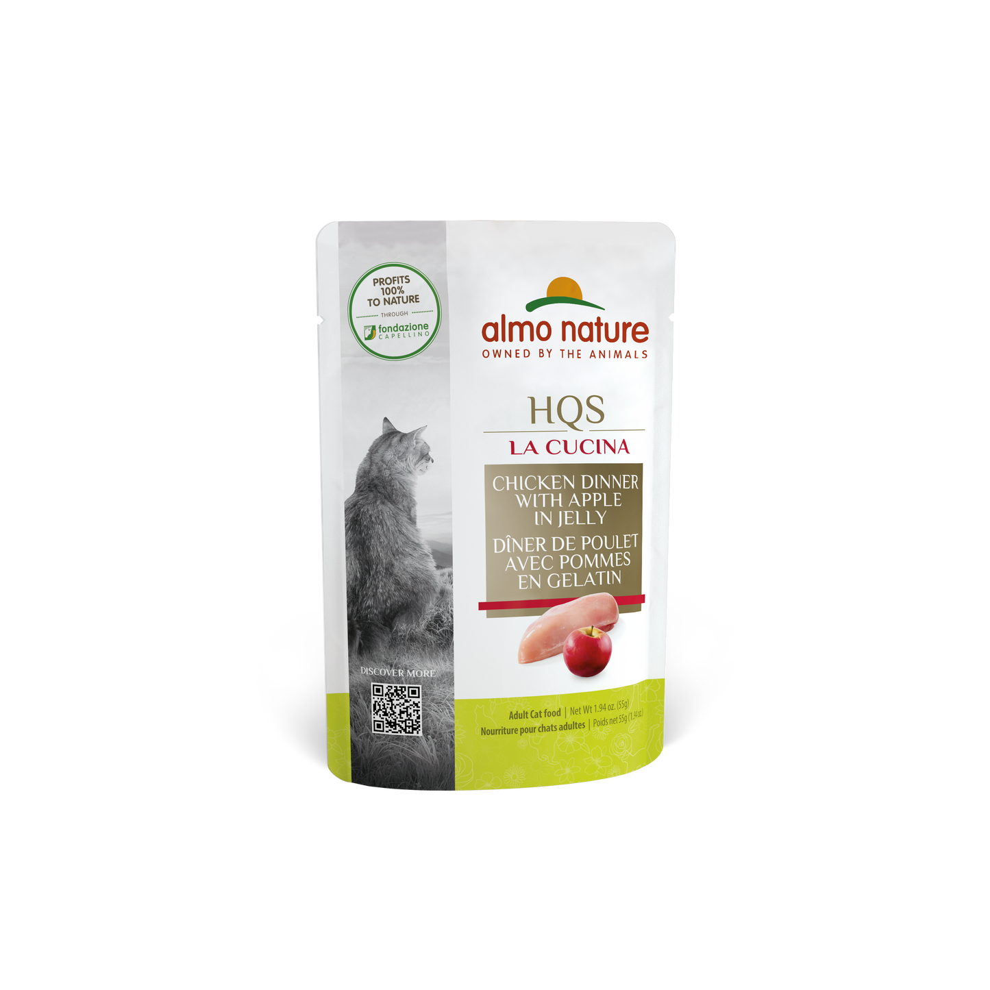Almo Nature La Cucina - Chicken Dinner with Apple in Jelly, 1.94oz