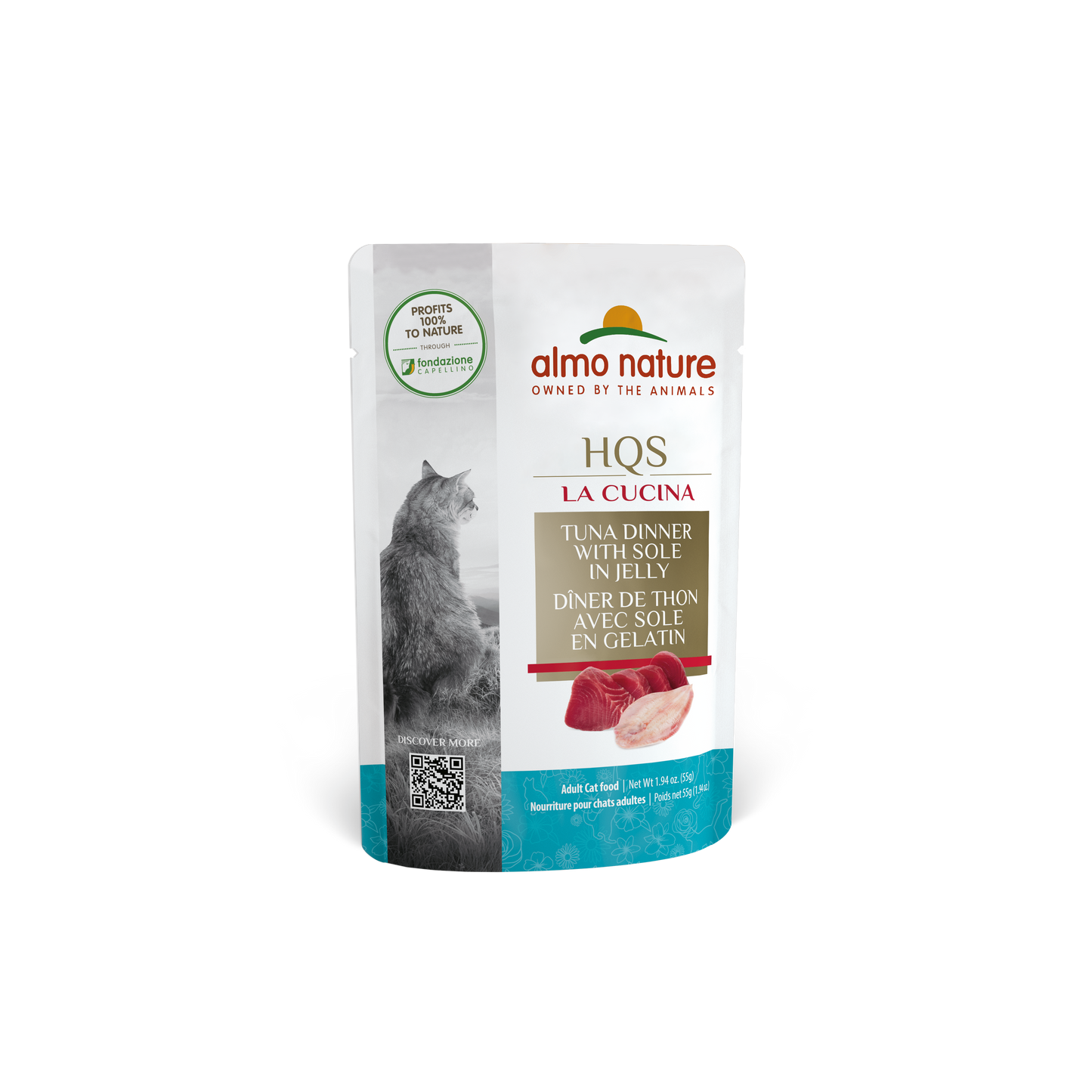 Almo Nature La Cucina - Tuna Dinner with Sole in Jelly, 1.94oz