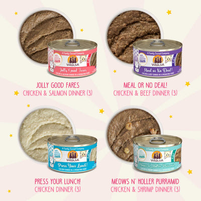 Weruva Suppertime Sweepstakes - Paté Variety Pack, 3oz cans (12 pack)