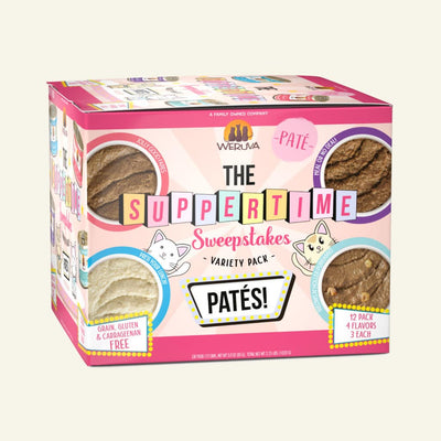Weruva Suppertime Sweepstakes - Paté Variety Pack, 3oz cans (12 pack)