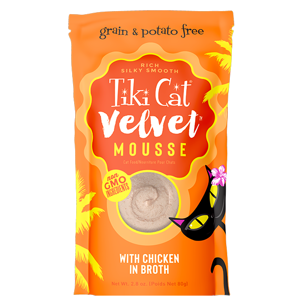 Tiki Cat® Velvet Mousse™ Chicken in Broth, 2.8oz