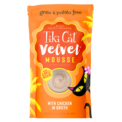 Tiki Cat® Velvet Mousse™ Chicken in Broth, 2.8oz