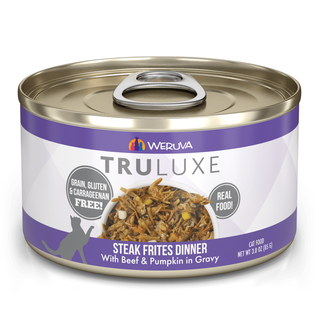 Weruva TruLuxe - Steak Frites Dinner with Beef & Pumpkin in Gravy