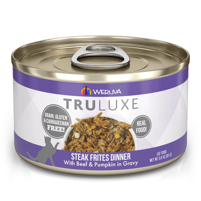 Weruva TruLuxe - Steak Frites Dinner with Beef & Pumpkin in Gravy