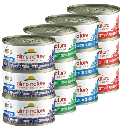Almo Nature Complete - Variety Pack 1 (12 cans), 2.47oz
