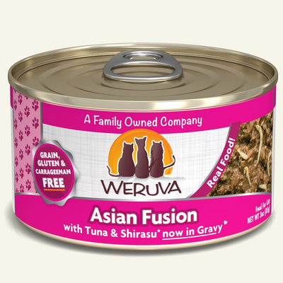 Weruva Asian Fusion with Tuna & Shirasu in Gravy (2 sizes)