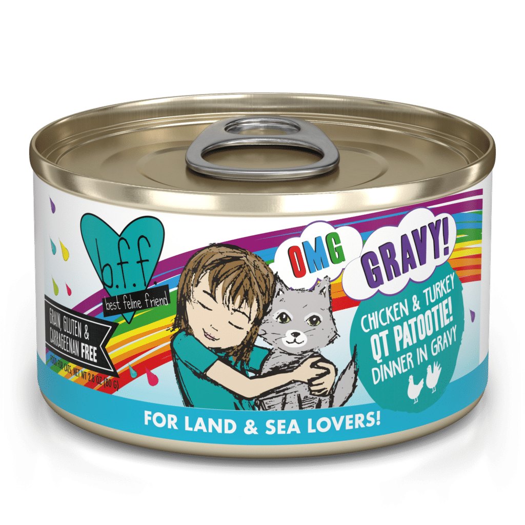 Weruva BFF Chicken & Turkey QT Patootie! Dinner in Gravy (2 sizes)