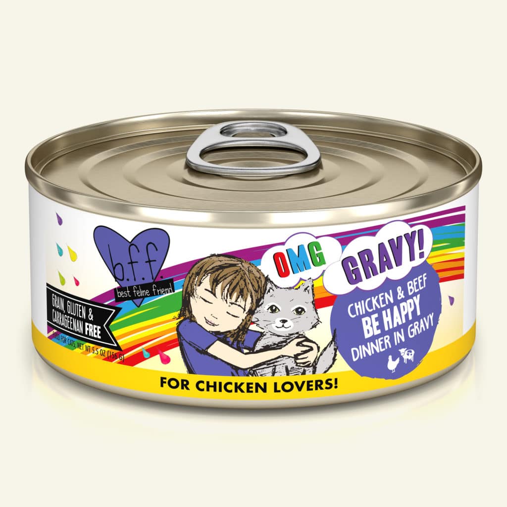 Weruva BFF Chicken & Beef Be Happy Dinner in Gravy (2 sizes)