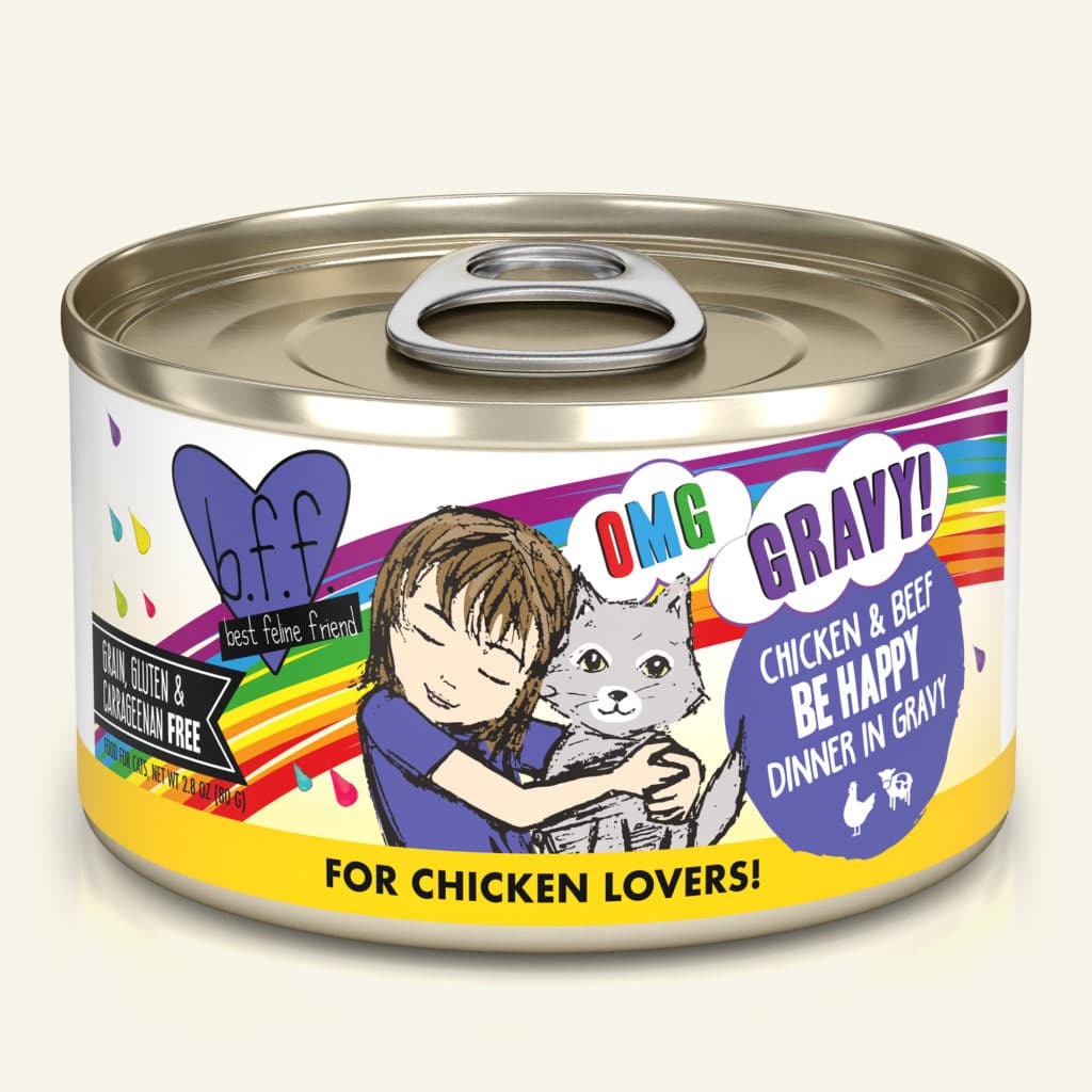 Weruva BFF Chicken & Beef Be Happy Dinner in Gravy (2 sizes)